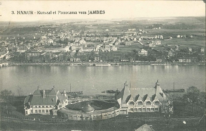 Vue du Casino de Namur en 1914